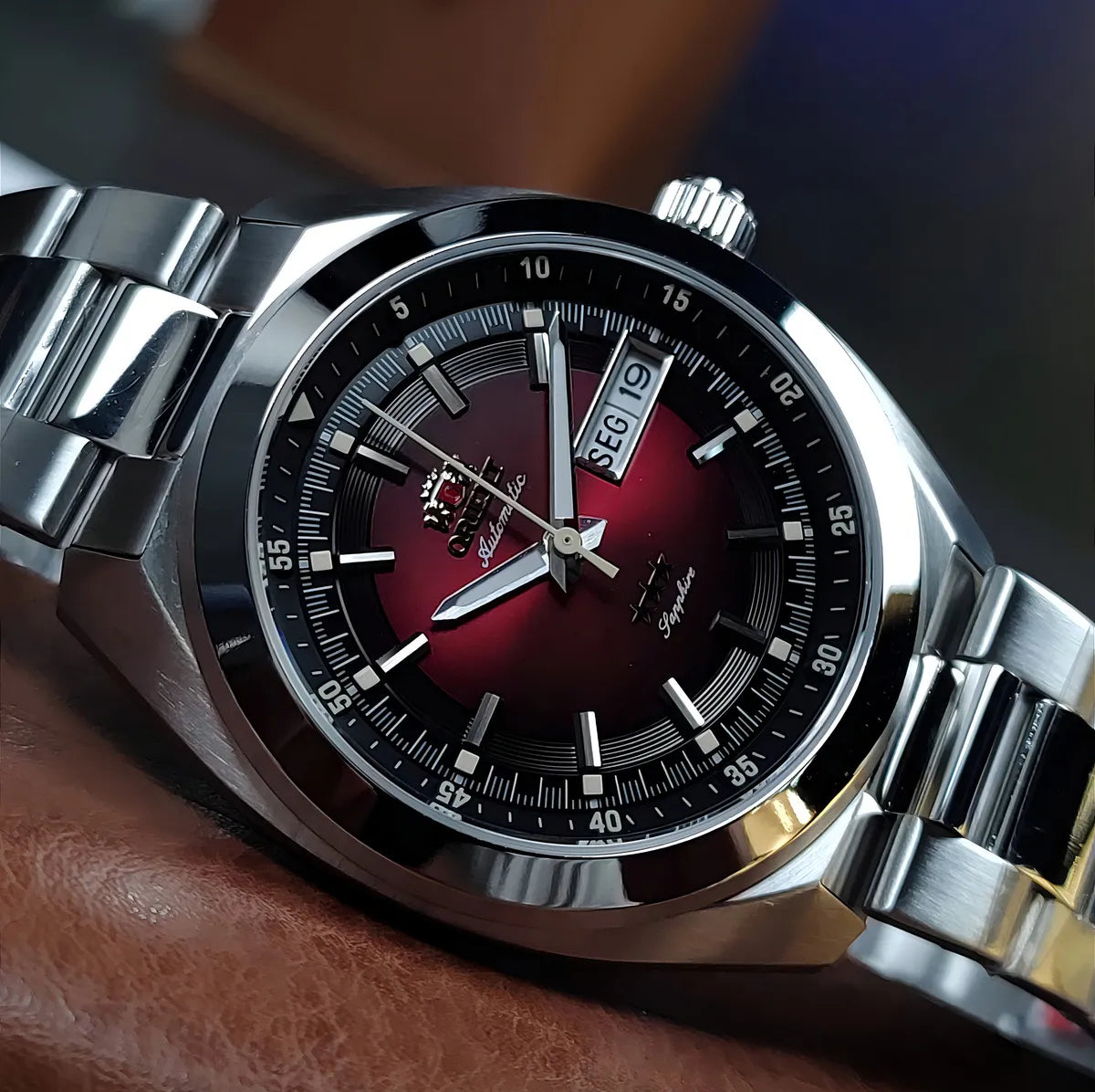 Relógio Orient Heritage Automático 3 estrelas - YN6SS002W1SX