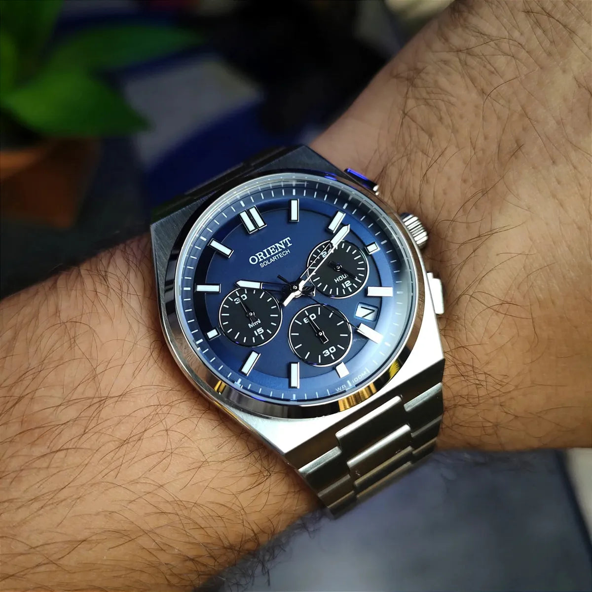 Relógio Orient Masculino SolarTech PRX Cronógrafo – MBSSC274D1SX