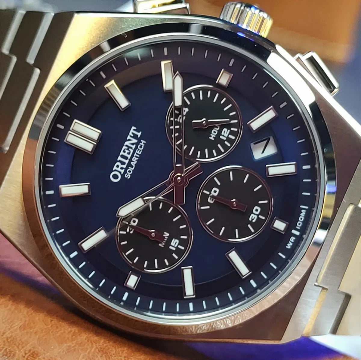 Relógio Orient Masculino SolarTech PRX Cronógrafo – MBSSC274D1SX