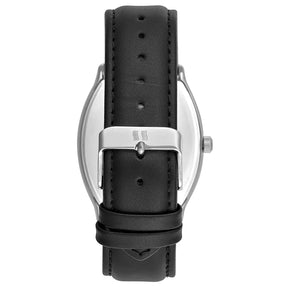 Relógio Masculino Analógico Prata Mostrador Preto Referência: 23746G0SVNC1