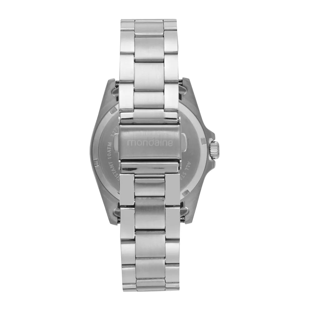 Relógio Mondaine Masculino Casual Prata – Ref. 99407G0MVNE2