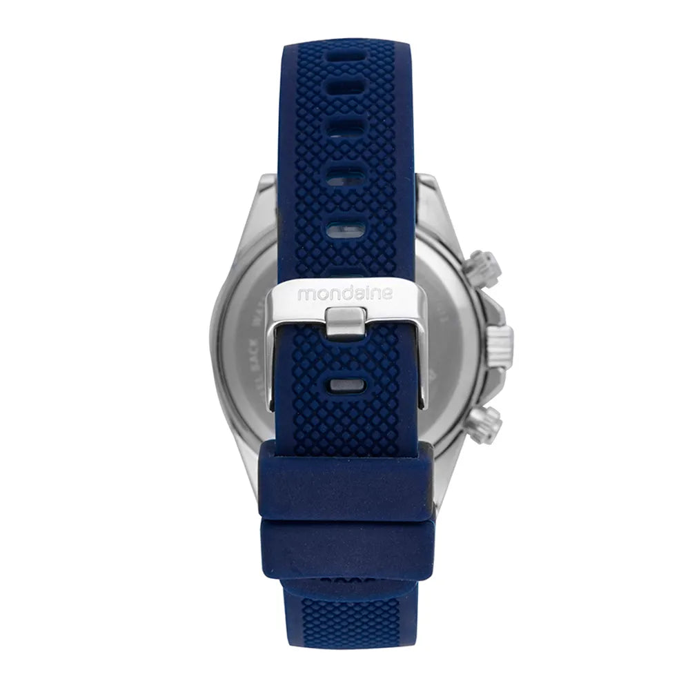 Relógio Mondaine Masculino Cronógrafo Silicone Bicolor – Ref. 32815G0MVNI3