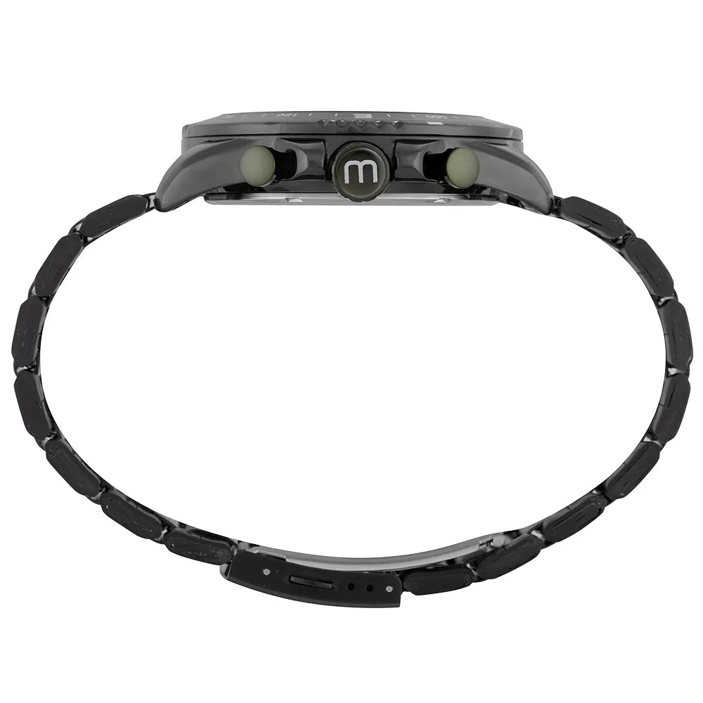 Relógio Mondaine Masculino Cronógrafo Aço Preto – Ref. 32895GPMVPE3