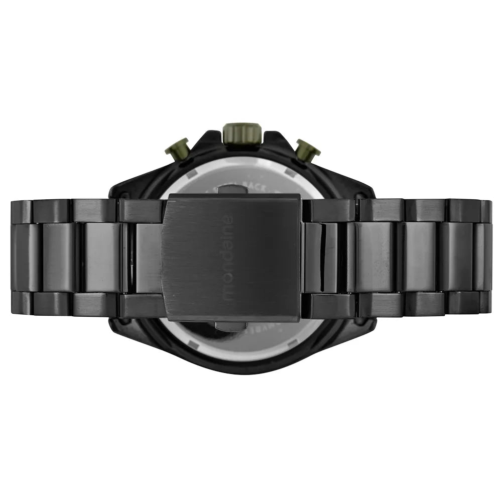 Relógio Mondaine Masculino Cronógrafo Aço Preto – Ref. 32895GPMVPE3