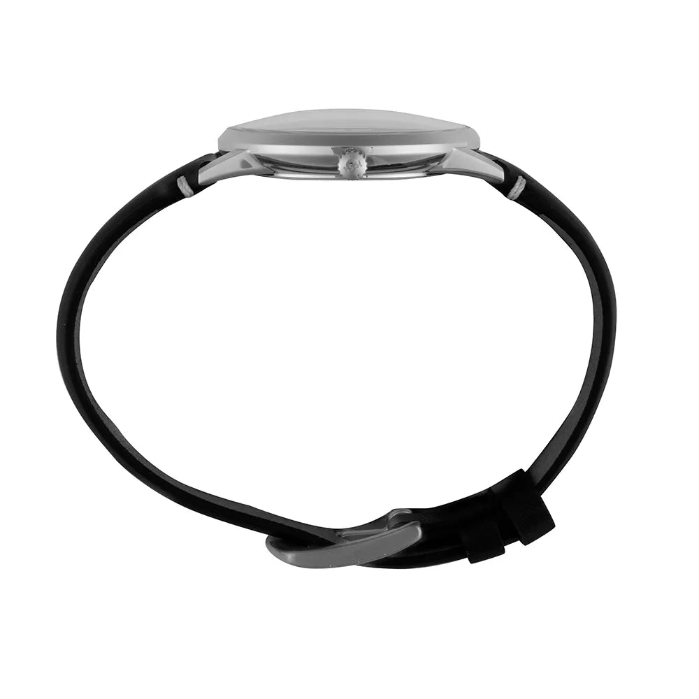 Relógio Mondaine Unissex Clássico Prata Couro Genuíno Calendário Referência: 32888G0MVNC3