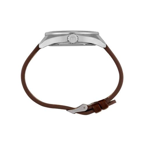 Relógio Mondaine Masculino Prata Casual – Pulseira Couro Fecho Fivela - Referência: 99809G0MVNH1