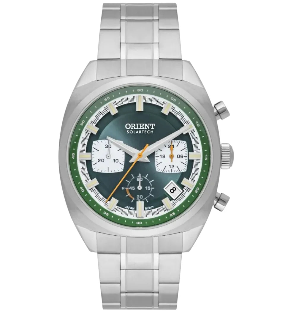 Relógio Orient Masculino SolarTech Cronógrafo Neo Vintage – MBSSC269