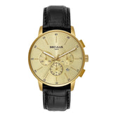 Relógio Seculus Masculino Cronógrafo Dourado - Referência: 44258GPSVDC2