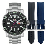 Relogio Orient Poseidon Automático Preto/Azul Driver - NH3SS003D1SX