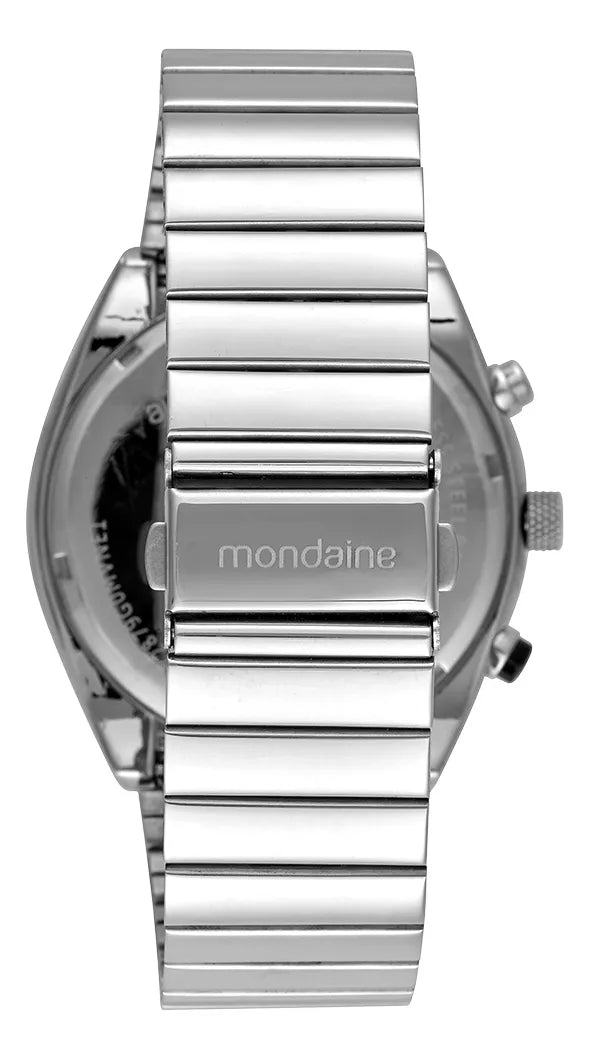 Relógio Mondaine Masculino Casual Prata – Ref. 32879G0MVNE1