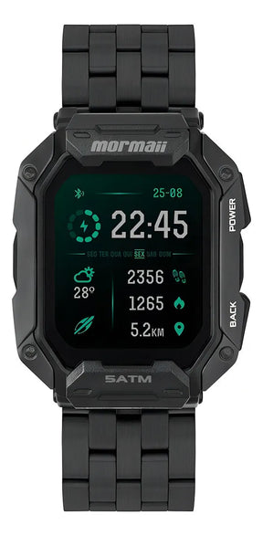 Relógio Smartwatch Mormaii Force Preto - MOFORCEAA/7P