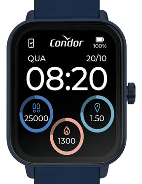 Smartwatch Relógio Condor Azul - COSMART1AB/8A