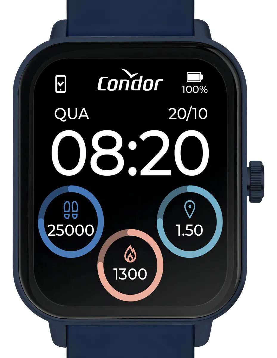 Smartwatch Relógio Condor Azul - COSMART1AB/8A