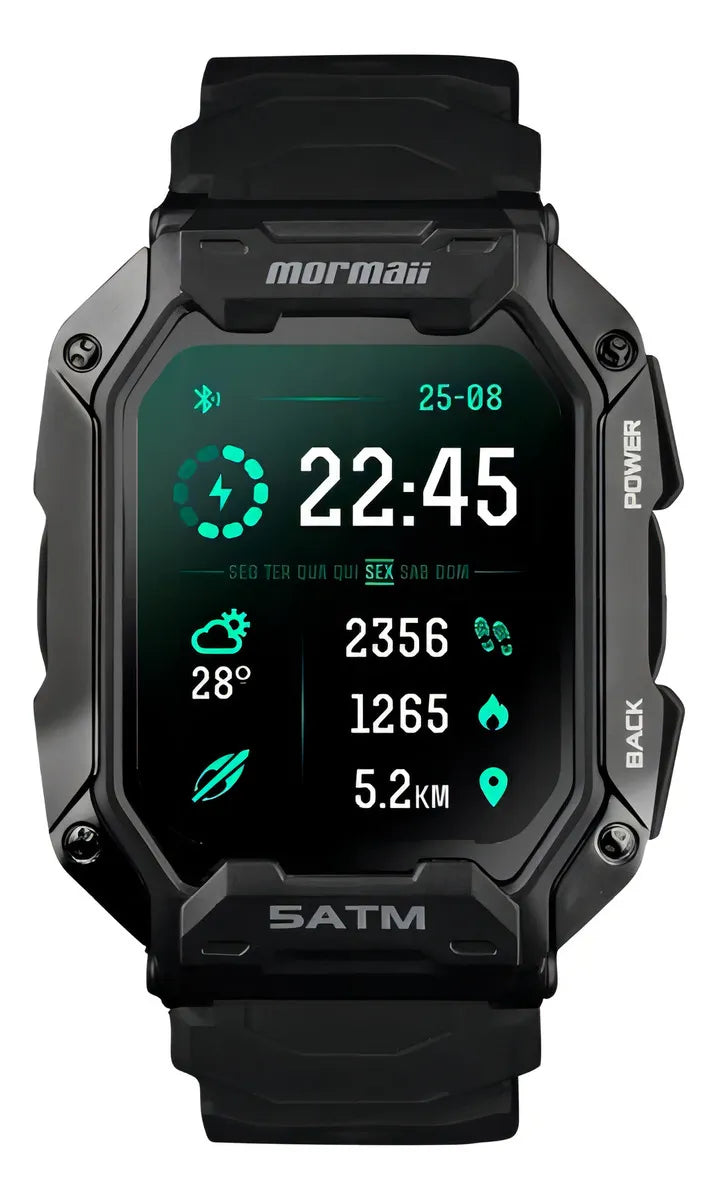 Relógio Smartwatch Mormaii Force Preto - MOFORCEAA/8P