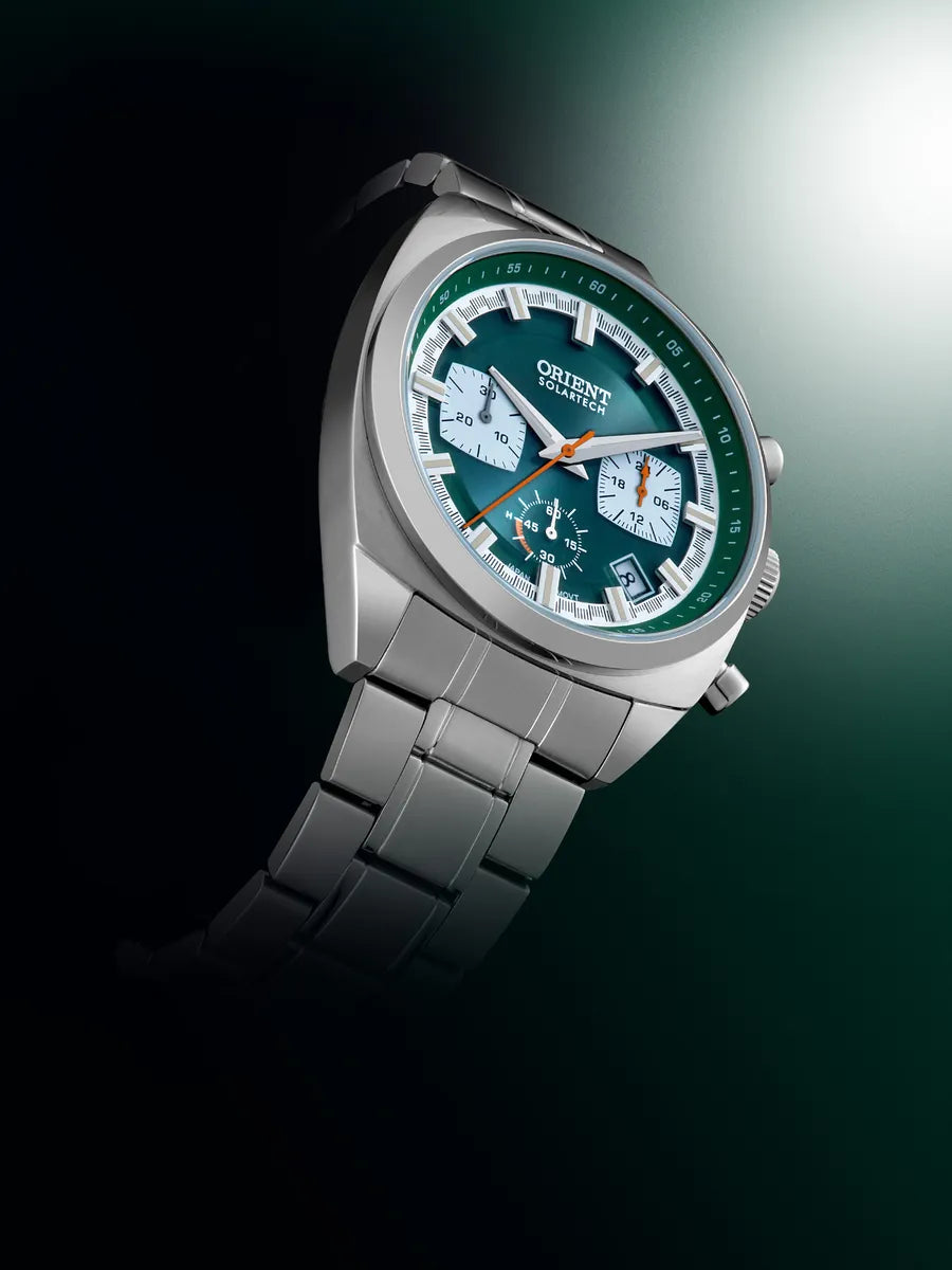 Relógio Orient Masculino SolarTech Cronógrafo Neo Vintage – MBSSC269