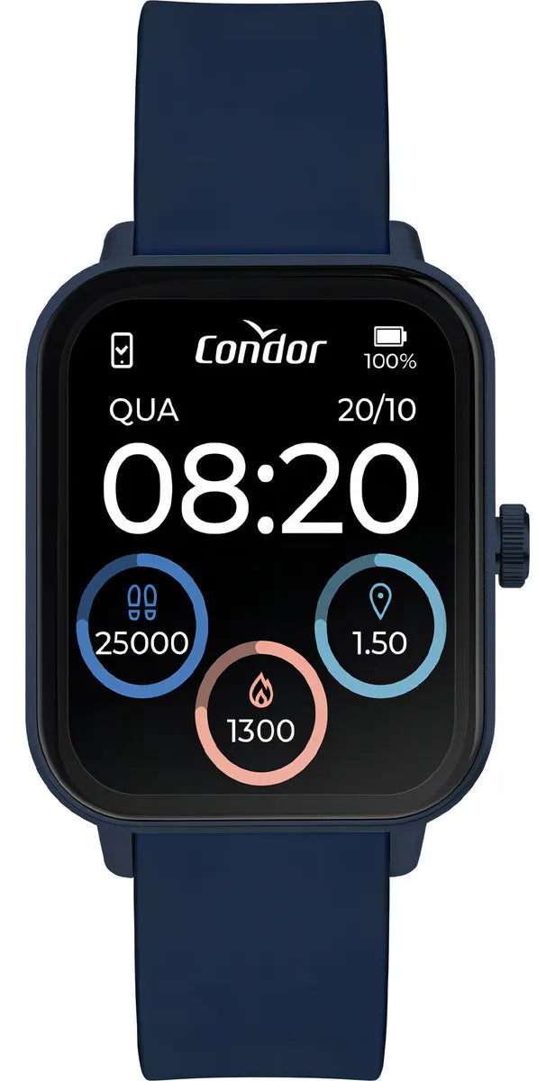 Smartwatch Relógio Condor Azul - COSMART1AB/8A