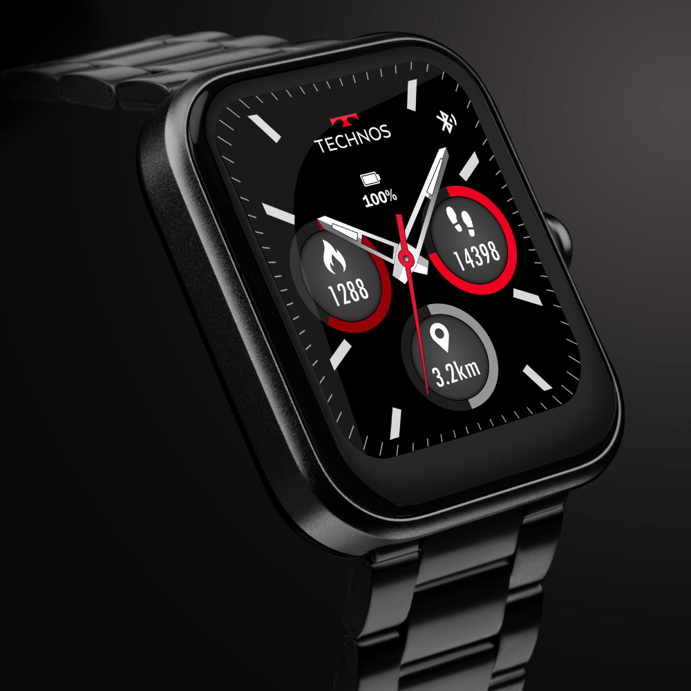 Smartwatch Technos Connect MAX Preto TMAXAO/8P