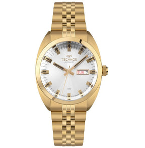 Relógio Technos Masculino Day-Date Automatico Dourado - 8205ON/1K