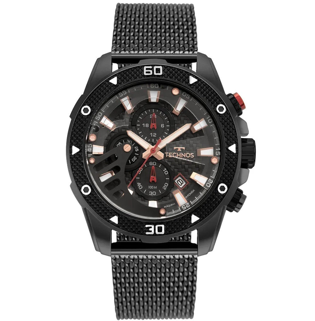 Relógio Technos Masculino Ts Carbon Grafite - JS15FS/1F