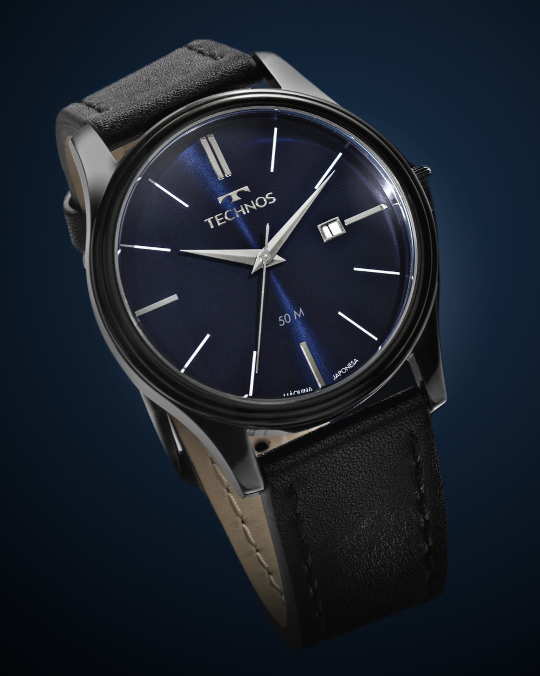 Relógio Technos Masculino Slim Grafite - GM12AJ/0P