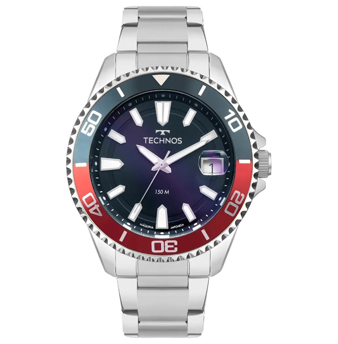Relógio Technos Masculino Acqua Prata - 2415EJ/1A