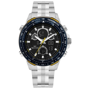 Relógio Technos Masculino Digitech Prata - BJ4130AB/1P