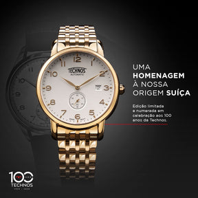 Relógio Technos Automático Homenagem aos 100 anos - SW2601AA/T1B