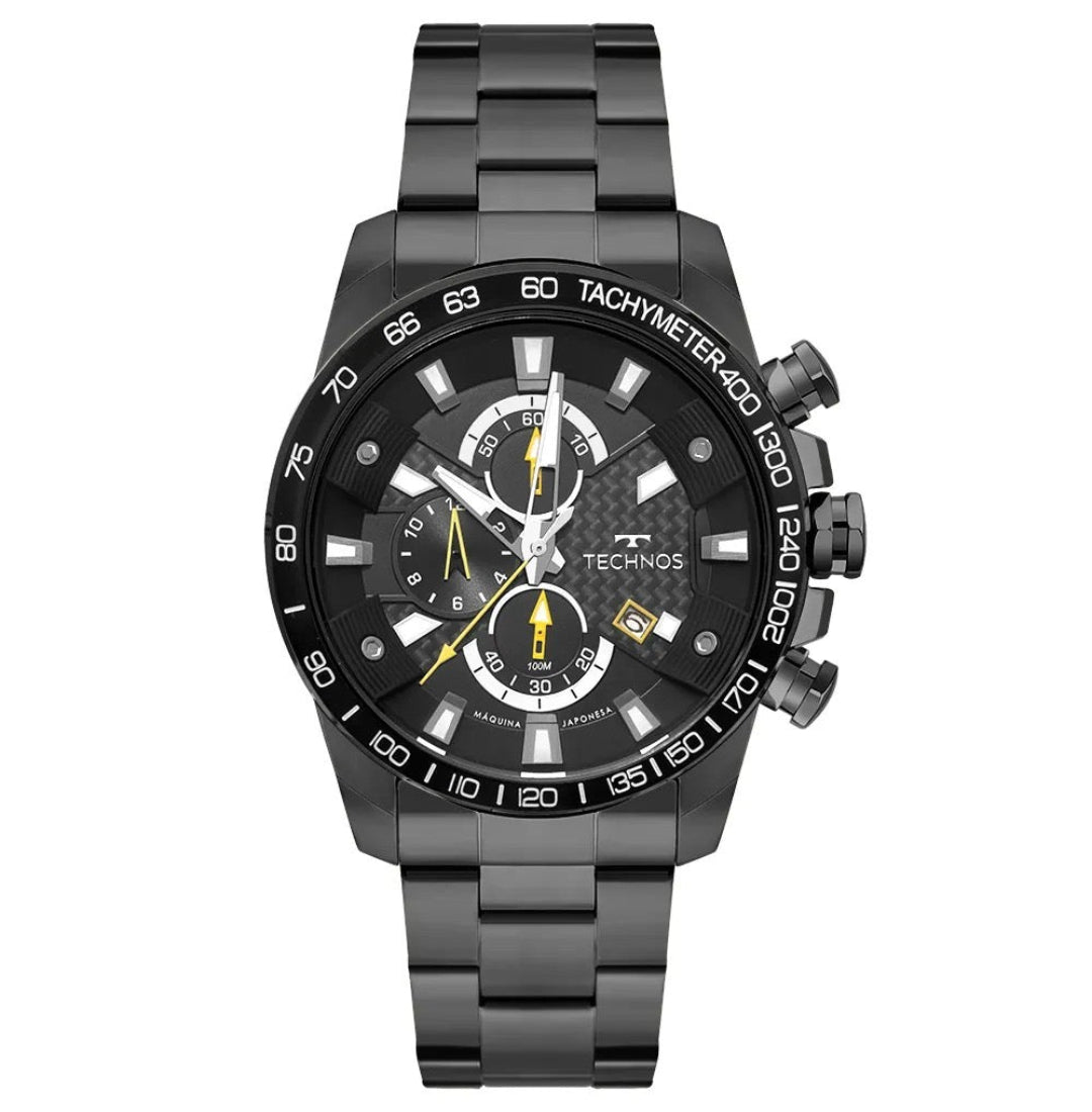 Relógio Technos Masculino Carbon - Preto - OS1ABZ/1P