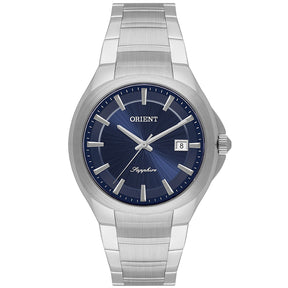 Relógio Orient Masculino Eternal Slim Safira – Mostrador Azul - Referência: MBSS1494D1SX