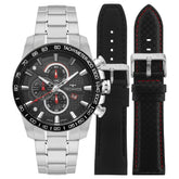 Relógio Technos Masculino Carbon Prata - Referência: OS1ABS/T1P