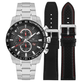 Relógio Technos Masculino Carbon Prata - Referência: OS1ABS/T1P