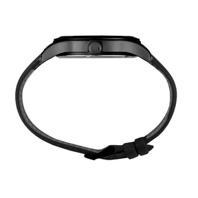 Relógio Mondaine Masculino Todo em Preto Couro Referência: 99827GPMVPH1