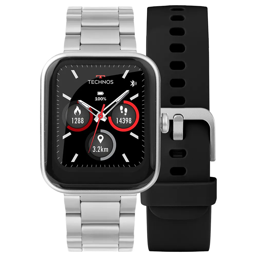 Smartwatch Technos Connect MAX Prata TMAXAM/8K