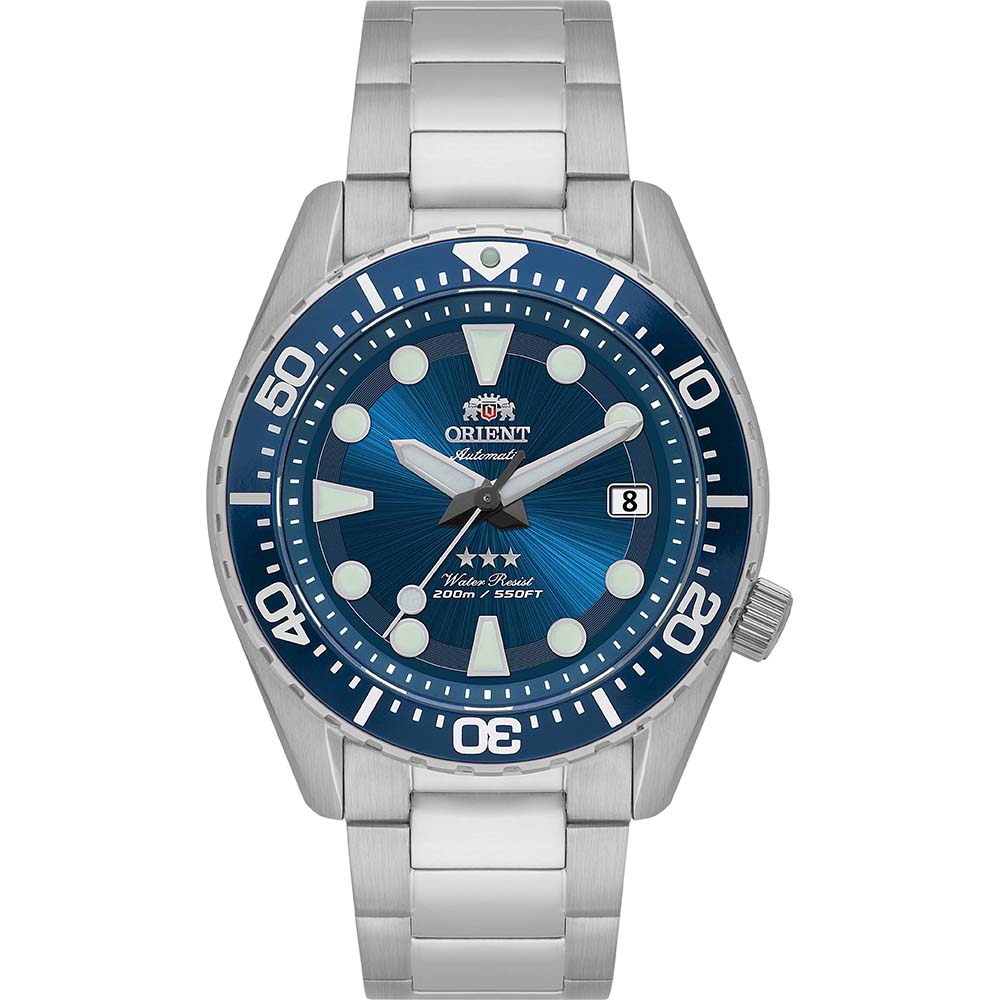 Relógio Orient Masculino Sport Sea Automático 3 Estrelas Azul – YN6SS011