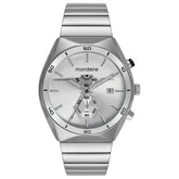 Relógio Mondaine Masculino Casual Prata – Ref. 32879G0MVNE1