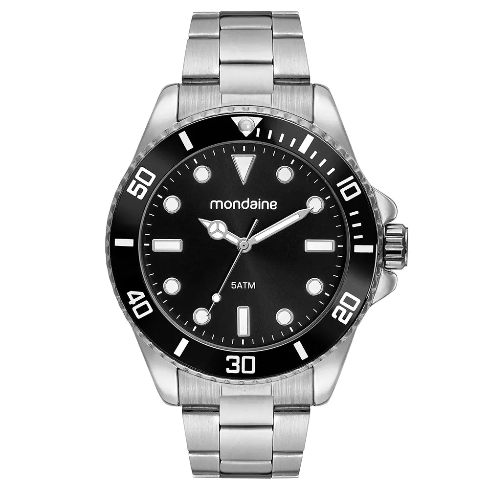 Relógio Mondaine Masculino Prata – Linha Street - Referência: 32549G0MVNE1