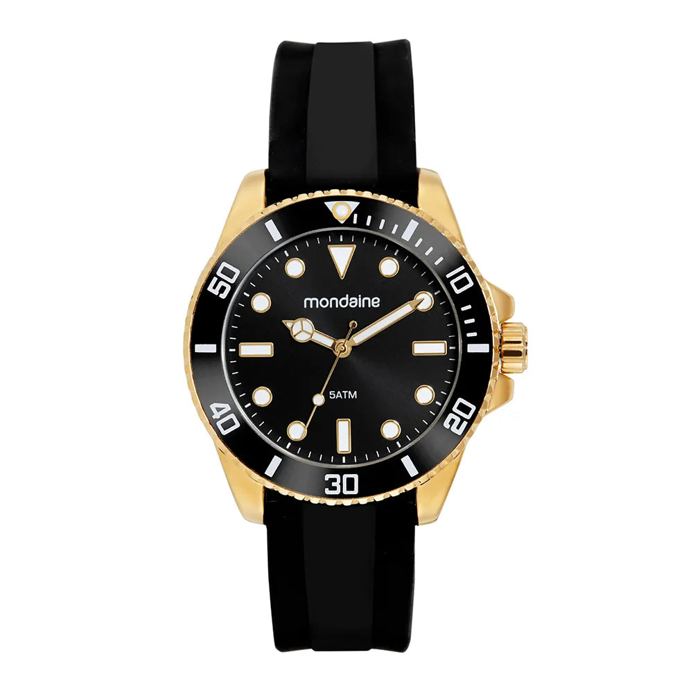 Relógio Masculino Esportivo Dourado Mondaine Referência: 32549GPMVDI5
