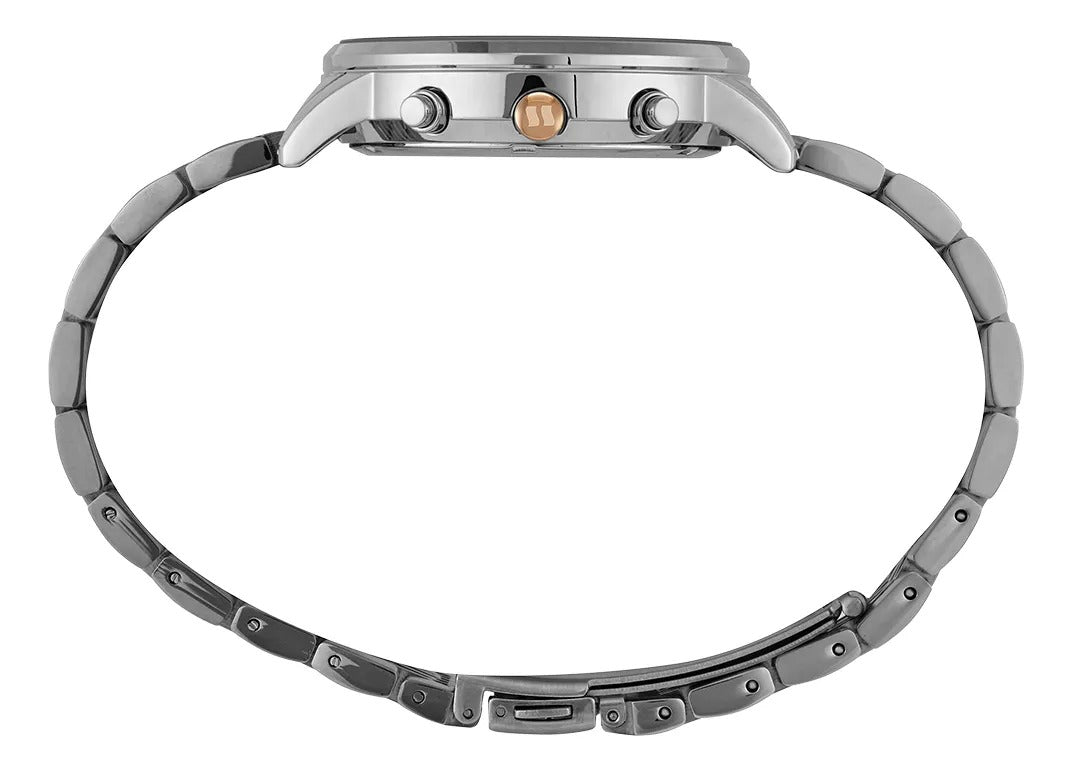 Relógio Seculus Masculino Cronógrafo Prateado - Referência: 44271G0SVNA1