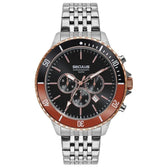 Relógio Seculus Masculino Cronógrafo Aço Bicolor - 44163G0SVNA1