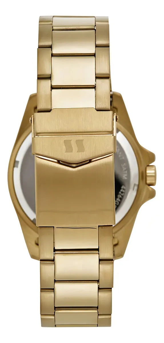Relógio Seculus Long Life Datejust/Day-Date Dourado - Referência: 44264GPSVDA2