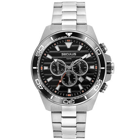 Relógio Seculus Daytona Cronógrafo Prata Referência: 44076G0SVNA3