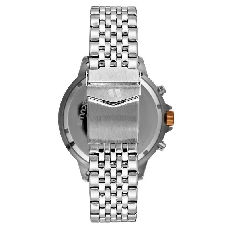 Relógio Seculus Masculino Cronógrafo Aço Bicolor - 44163G0SVNA1