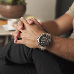 Relógio Seculus Daytona Cronógrafo Prata Referência: 44076G0SVNA3