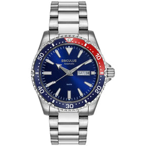 Relógio Seculus Diver Pepsi Automático - Referência: 44237G0SVNA5